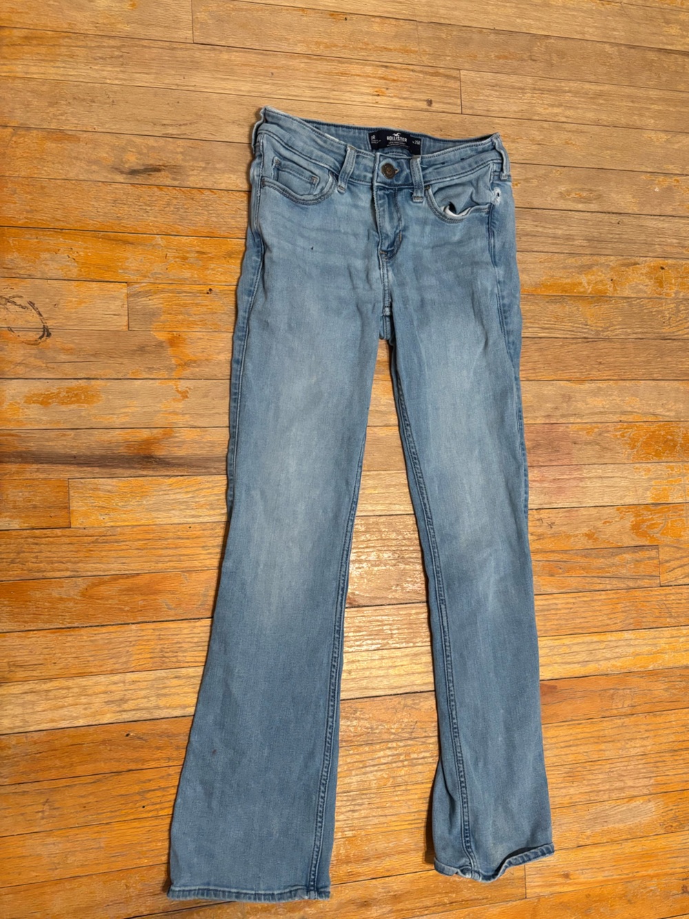 Hollister Light Blue Flare Stretch Jeans